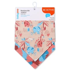 Apaszka, śliniak bawełniany Jungle 2 szt BabyOno 879/14
