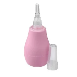 Aspirator, gruszka do nosa dla niemowląt - różowy | Babyono