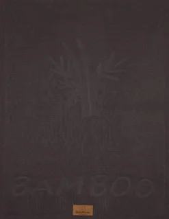 Bambusowy kocyk niemowlęcy grafitowy 75x100 cm | Thai - BabyMatex