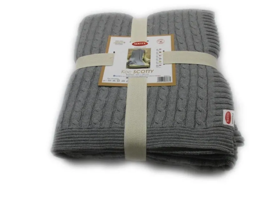 Bawełniany koc Scotty 125x150cm | Matex TM0386_02