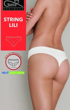 Bezszwowe stringi damskie Lili- beżowe | Gatta