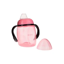 Bidon z miękkim ustnikiem 280 ml Pink od Akuku