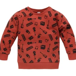 Bluza dziecięca czerwona w instumenty muzyczne - Let's Rock | Pinokio