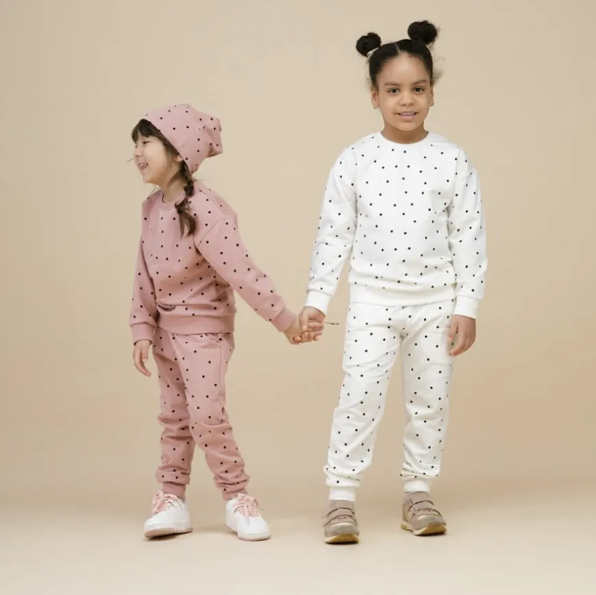Bluza dziecięca ecru w groszki - Tres Bien | Pinokio