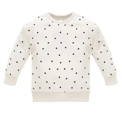Bluza dziecięca ecru w groszki - Tres Bien | Pinokio