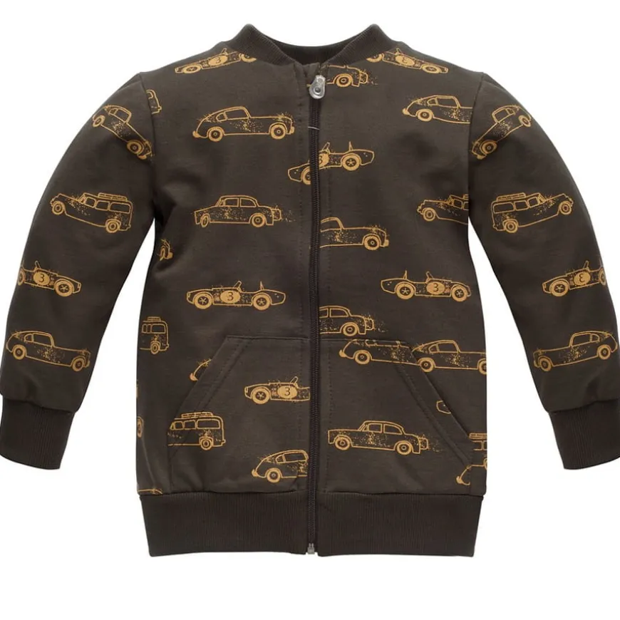 Bluza dziecięca rozpinana - Old Cars | Pinokio