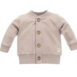 Bluza niemowlęca rozpinana na guziczki beżowa - Wooden Pony | Pinokio