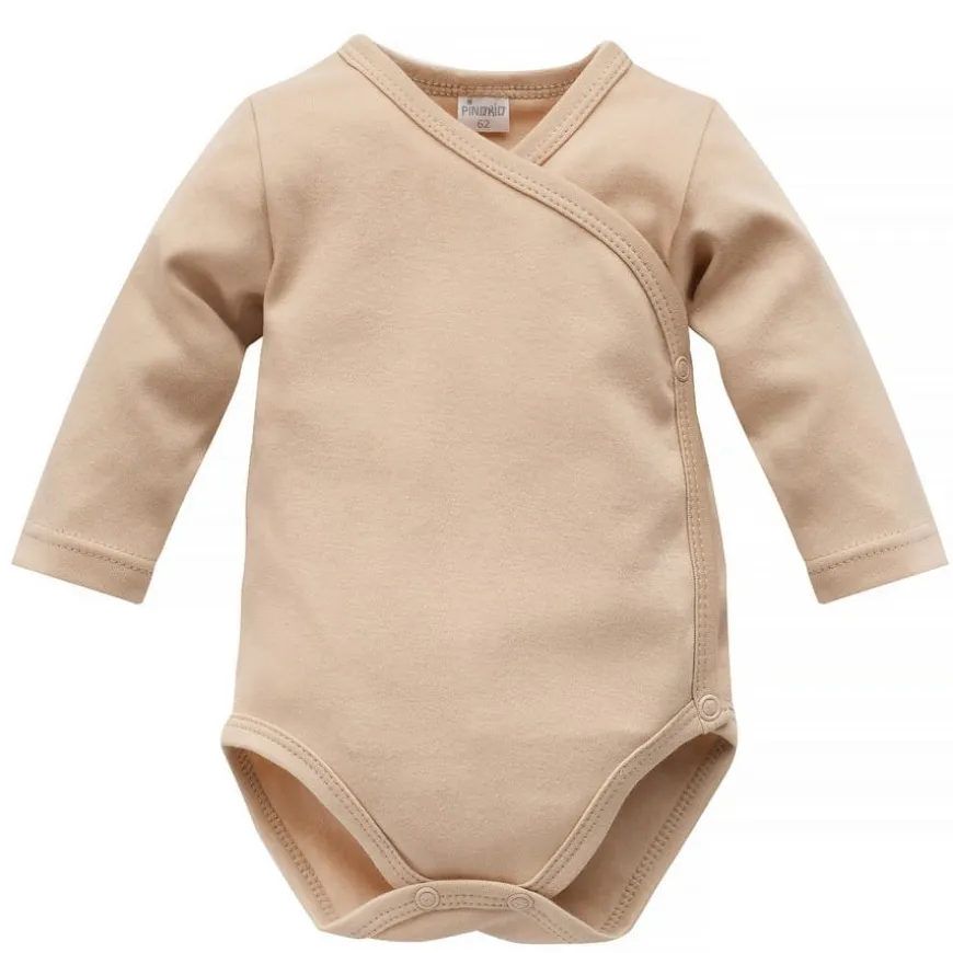 Body kopertowe z długim rękawem beige - Lovely Day | Pinokio