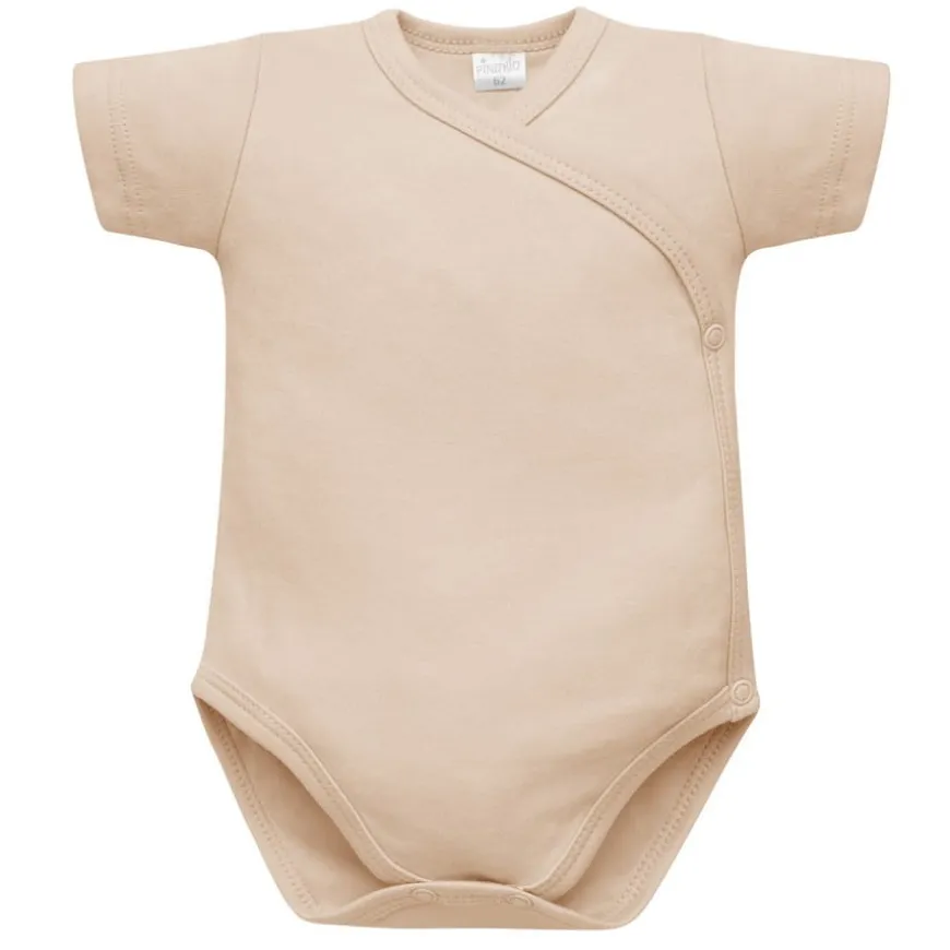 Body kopertowe z krótkim rękawem Beige - Lovely Day | Pinokio