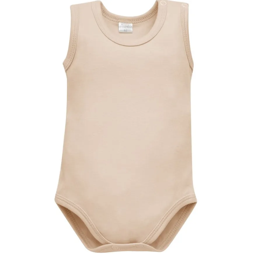 Body niemowlęce na ramiączkach Beige - Lovely Day | Pinokio