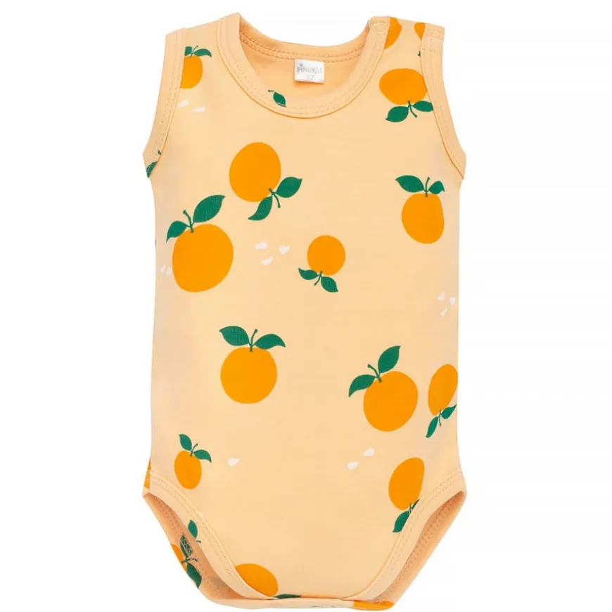 Body niemowlęce na ramiączkach Orange - Fruit & Sun | Pinokio