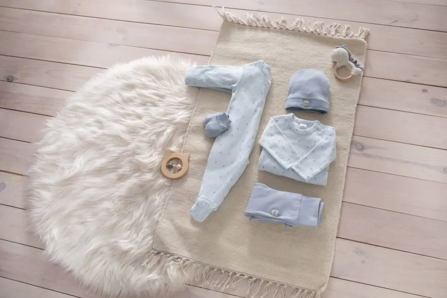 Body z długim rękawem Blue - Hello | Pinokio
