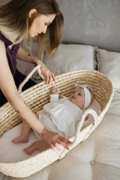 Body z sukienką dla niemowlaka białe - Dolce Sonno
