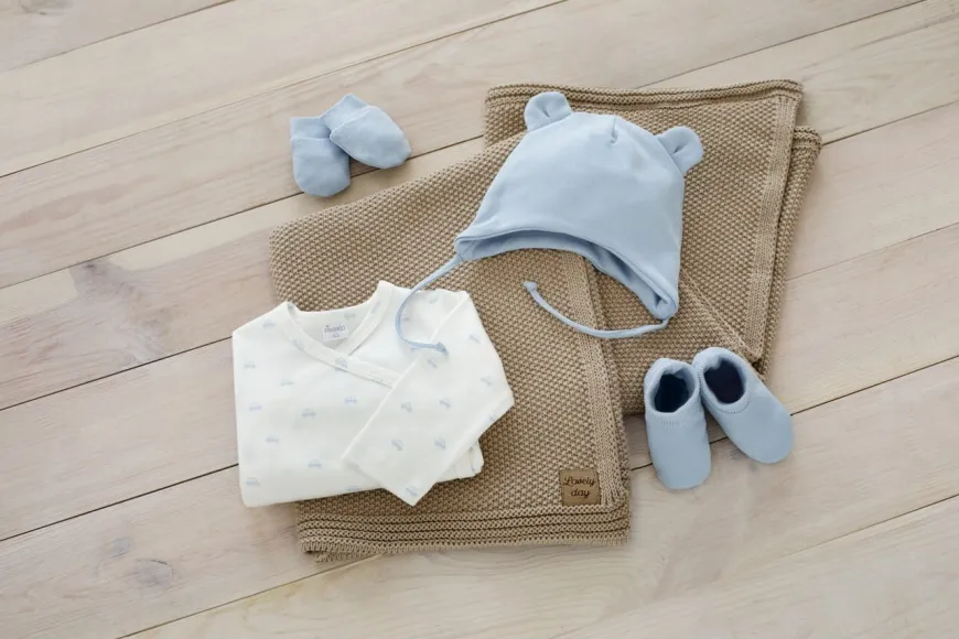 Buciki niemowlęce Skarpetki Baby Blue - Lovely Day | Pinokio