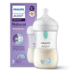Butelka do karmienia, antykolkowa Philips Avent Natural Responsywna  Dekor 260ml + smoczek 1m+