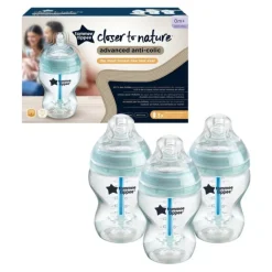 Butelka do karmienia Closer to Nature anti-colic 3x260ml | Tommee Tippee