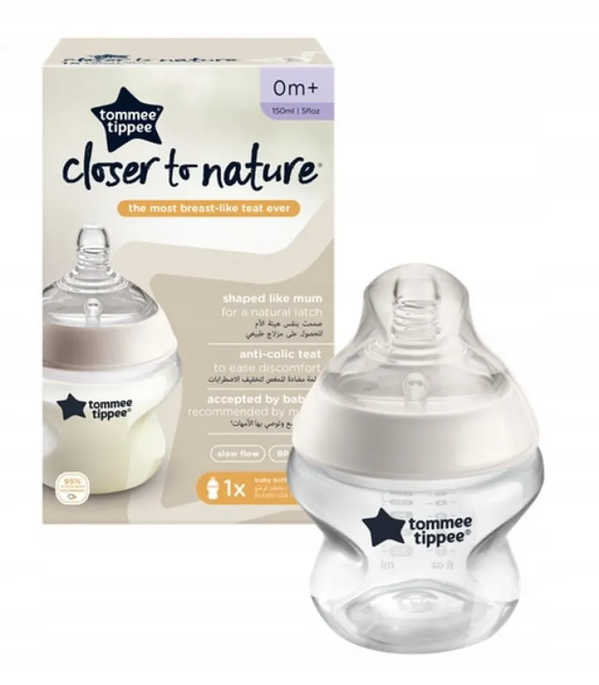 Butelka do karmienia Closer to Nature plastikowa 150ml | Tommee Tippee