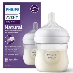 Butelka do karmienia Philips Avent Natural Responsywna  125ml ze smoczkiem 0m+ | SCY900/01