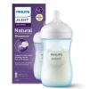 Butelka do karmienia Philips Avent Natural Responsywna  260ml - Niebieska ze smoczkiem 1m+