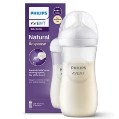 Butelka do karmienia Philips Avent Natural Responsywna  330ml ze smoczkiem 3m+