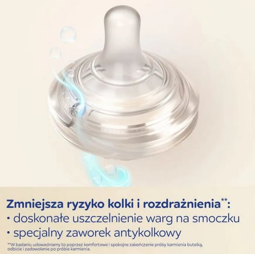 Butelka Natural Shape ze smoczkiem dwustrefowym 150 ml Canpol Babies
