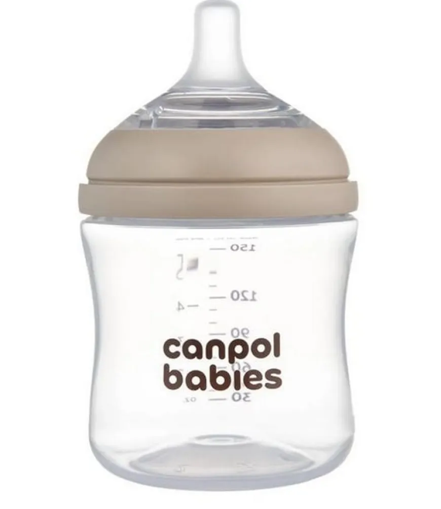 Butelka Natural Shape ze smoczkiem dwustrefowym 150 ml Canpol Babies