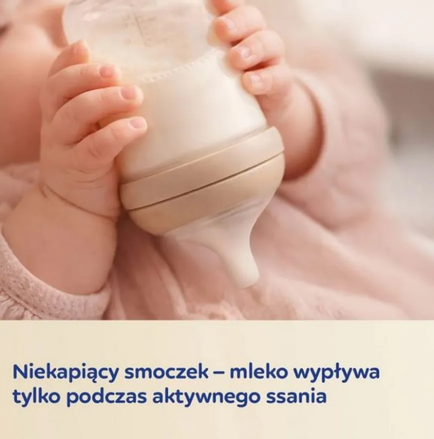 Butelka Natural Shape ze smoczkiem dwustrefowym 150 ml Canpol Babies
