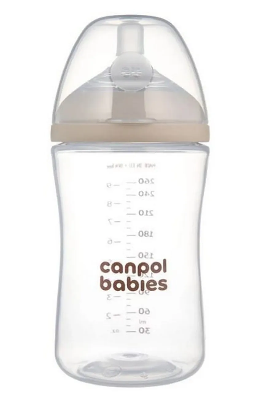 Butelka Natural Shape ze smoczkiem dwustrefowym 260 ml Canpol Babies