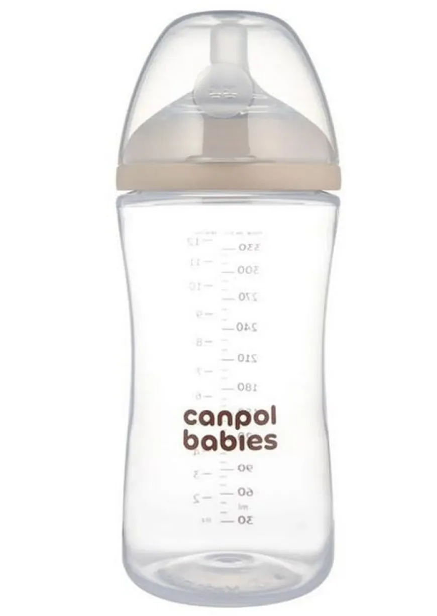 Butelka Natural Shape ze smoczkiem dwustrefowym 330 ml Canpol Babies