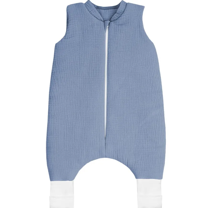 Całoroczny śpiworek niemowlęcy muślinowy Double Gauze 2,5 TOG Jeans | Dolce Sonno