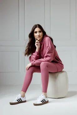 Comfort & Luxury -  Bluza z kapturem oversize Avery Malaga