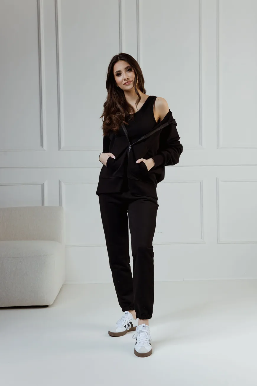 Comfort & Luxury - Spodnie dresowe Lotte Black