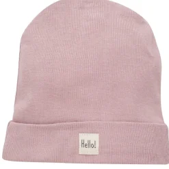 Czapka bawełniana dla niemowlaka Pink - Hello | Pinokio