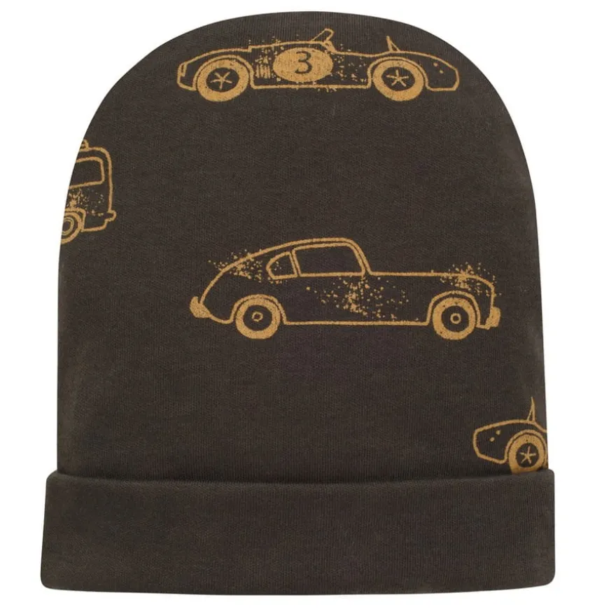 Czapka bawełniana dla niemowlaka w autka - Old Cars | Pinokio