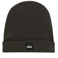 Czapka dziecięca beanie z prążkowanej bawełny - Old Cars Pinokio