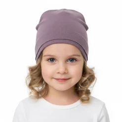 Czapka z dresówki dla niemowląt i dzieci Miki/ Moor - Dolce Sonno