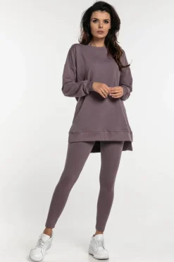 Długa bluza dresowa z rozcięciami Ana/Moor - Dolce Sonno