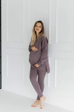 Długa bluza dresowa z rozcięciami Ana/Moor - Dolce Sonno