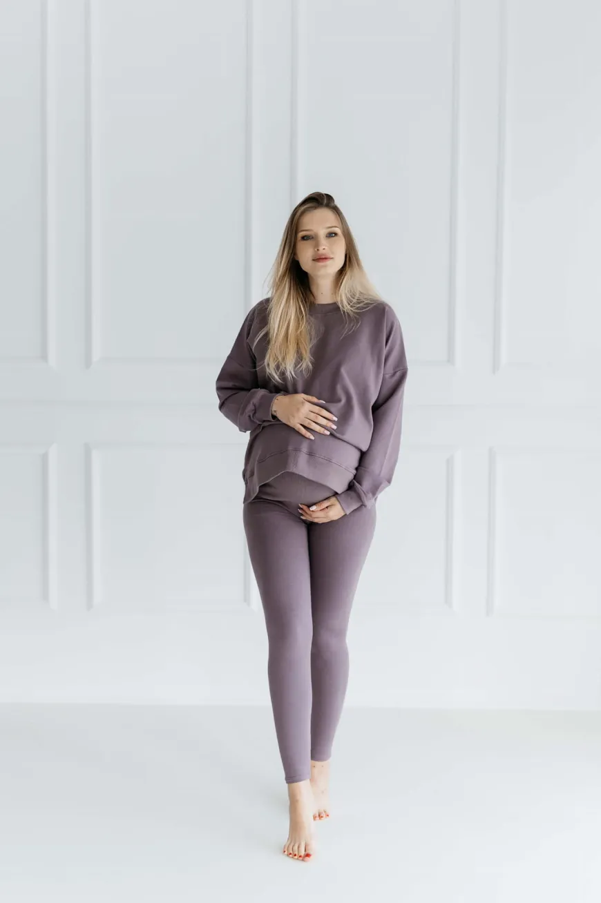 Długa bluza dresowa z rozcięciami Ana/Moor - Dolce Sonno