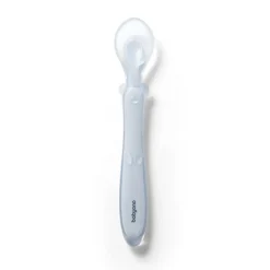 Elastyczna silikonowa łyżeczka - niebieska | Babyono 785-01