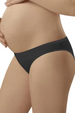Figi ciążowe MAMA Mini - Czarne