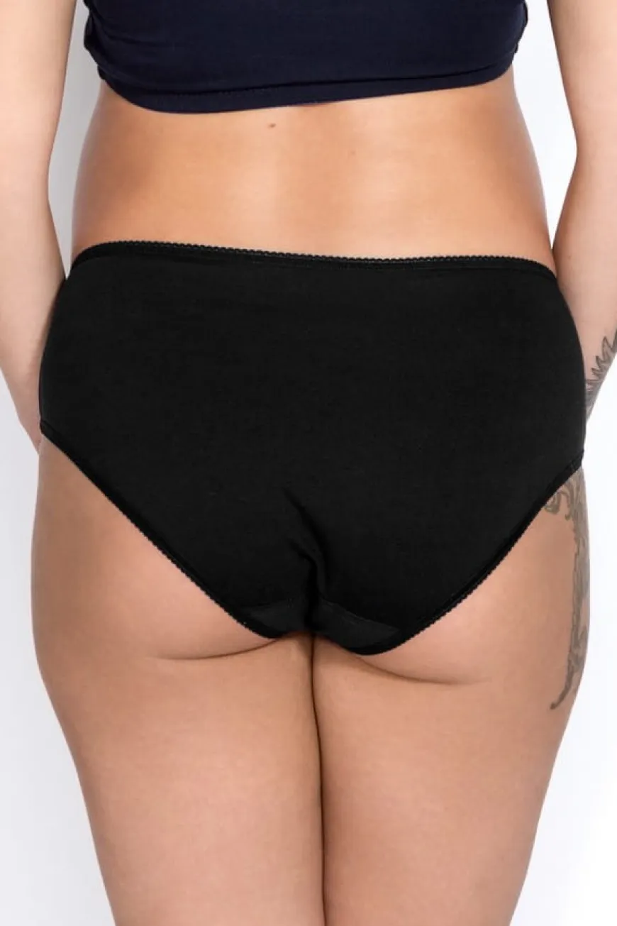 Figi ciążowe pod brzuch Mama Panty czarne - Mitex