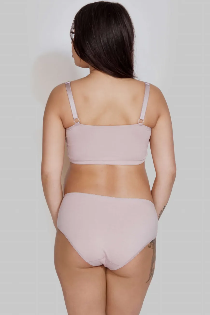 Figi ciążowe pod brzuch Powder Pink Mama Panty - Mitex
