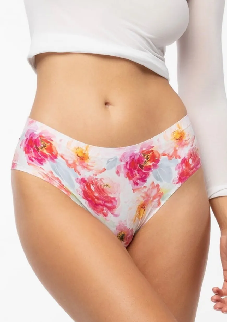 Figi damskie Cheekie Brasil - Peony | Julimex