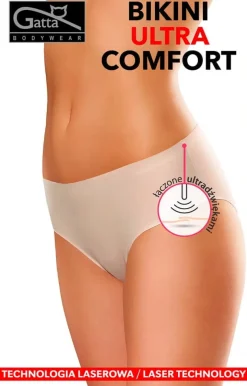 Figi damskie Ultra Bikini, białe | Gatta - 41591