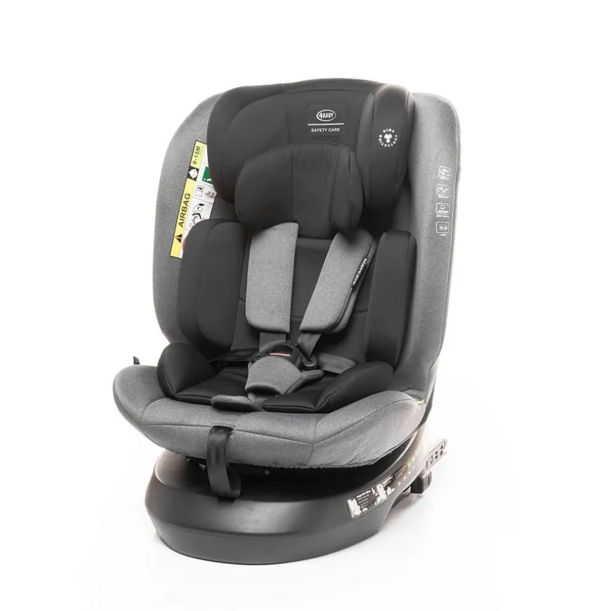 Fotelik samochodowy MATT FIX 40 - 150cm GREY I-SIZE 4BABY