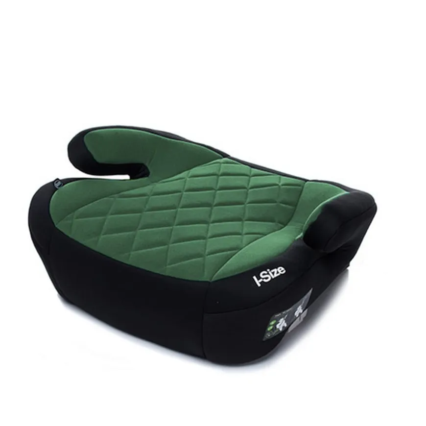 Fotelik samochodowy siedzisko 4BABY HI-FIX I-SIZE 125–150 cm DARK GREEN lekka podstawka