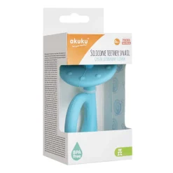 Gryzak silikonowy Ślimak Blue Akuku A0114 - Akuku