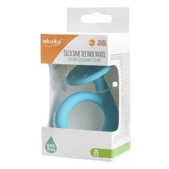 Gryzak silikonowy Ślimak Blue Akuku A0114 - Akuku