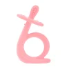 Gryzak silikonowy Ślimak Pink Akuku A0115 - Akuku